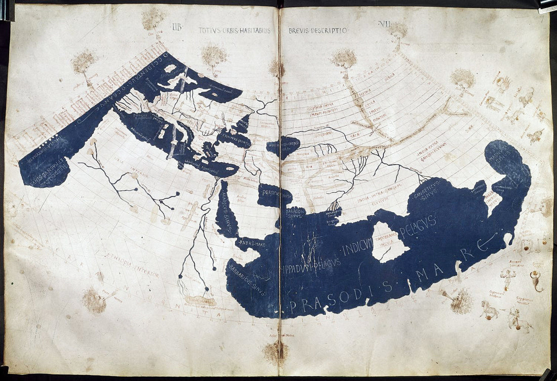 En historielektion om historiska kartor