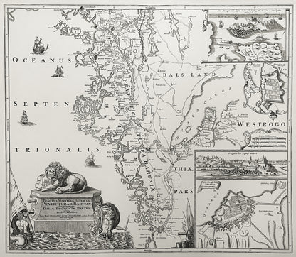 Karta över Bohuslän (1716)